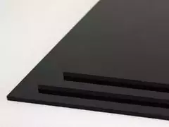 Placa Acrilico Negro 2mm - Casa Laser