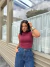 BLUSA LIRA - POLIAMIDA - VINHO - Estylo Maria