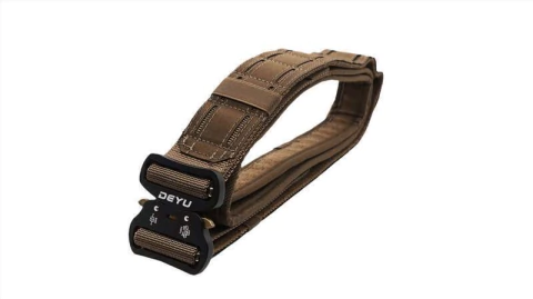 Cinto Modular de Soltura Rápida Deyu Tática Coyote – Resistente, Confortável e de Alta Performance - comprar online