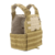 Colete Modular Plate Carrier 2P 2P -35 Forhonor - Coyote - Bazar Militar - Manaus - Amazonas - Forhonor - Equipamento Tático - Tático - Militar - Colete - Colete Plate - Plate Carrier - Modular - Molle - Cordura - Cordura 1000 - Operacional - Proteção - S