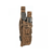 Porta Carregador FZ 762 Aberto Duplo Modular WTC - Marpat Coyote - Bazar Militar - Manaus - Amazonas - WTC - Tático - Militar - Operacional - Equipamento Tático - Acessório Tático - Colete - Acessório Modular - Porta Carregador - Carregador duplo - Molle 