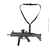Bandoleira Tática Strap Invictus - Preto - Bazar Militar - Manaus - Amazonas - Tático - Operacional - Equipamento Tático - Militar - Polícia - Bandoleira - Bandoleira Tática - Caça - Atirador - Support - Apoio - Colete - Colete Tático - Colete Modular - A