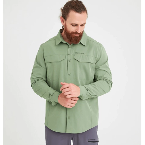 Camisa Techinical Defender UV50+ Galapagos - Verde - Bazar Militar - Manaus - Amazonas - Invictus - Galapagos - Vestiário - Camisa - Social - Camisa Tática - Camisa Social - Leveza - Conforto - Camping - Caça - Pesca - Dia a Dia - Proteção UV - UV50+