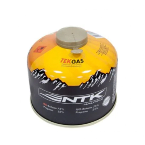 Cartucho de Gás para Fogareiro NTK - Tekgas - Bazar Militar - Manaus - Amazonas - Nautika - NTK - Camping - Gás - Botija - Cartucho de gás - Fogão - Lampião - Caça - Pesca - Mata - Trilha - Aventura - Acampamento - Dia a Dia - Cozinha -  Fogareiro - Trilh