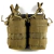 Porta Carregador FZ 556 Aberto Quadruplo Modular WTC - Marpat Coyote - Porta Carregador - Porta Carregador de Fuzil - Porta Carregador 556 - Carregador Quadruplo - Sistema Molle - Modular - Quadruplo - 556 - Fuzil - Militar - Atirador - Operacional - Stan