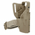 Coldre Tático Hunter I Mid Ride Bélica - Coyote - Bazar Militar -  Manaus - Amazonas - Bélica - Coldre - Equipamento Tático - Tático - Militar - Polícia - Cintura - Coldre Externo - Coldre de Cintura - Segurança - Vigilante - CAC - Lanterna - Perna - Cold