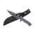 Faca Tática Sucuri - BR Force - Faca Tática - Faca Full tang - Faca - Caça - Pesca - Tático - Militar - Full Tang - Camping - Trilha - Aventura - Operacional - Sobrevivência - Selva - Exercito - Bazar Militar - Manaus - Amazonas