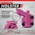 Chaveiro Holster Bélica - Rosa - Chaveiro Glock - Glock - Glock Rosa - Tático - Militar - Suvenir - Decoração - Bazar Militar - Manaus - Amazonas 