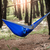 Rede de descanso Kokun Casal NTK - Azul e Cinza - Bazar Militar - Manaus - Amazonas - Nautika - NTK - Rede - Rede de descanso - Camping - Acampamento - Confortável - Leve - Pratico - Lazer - Descanso