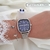 C7011 KIT LINDEN FEMININO SILVER- BLUE