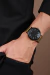 C7244 RELÓGIO UNISSEX MINIMALIST GOLD-BLACK - CLOCK RELOJOARIA