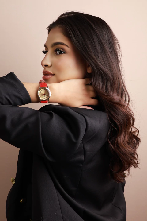 C7271 RELÓGIO FEMININO GOLD RED - comprar online