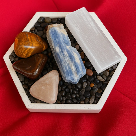 Kit Escudo Energético - Cristais + Suporte - comprar online