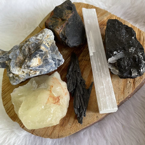 Kit Cristais de Proteção - Entrada de Ambientes