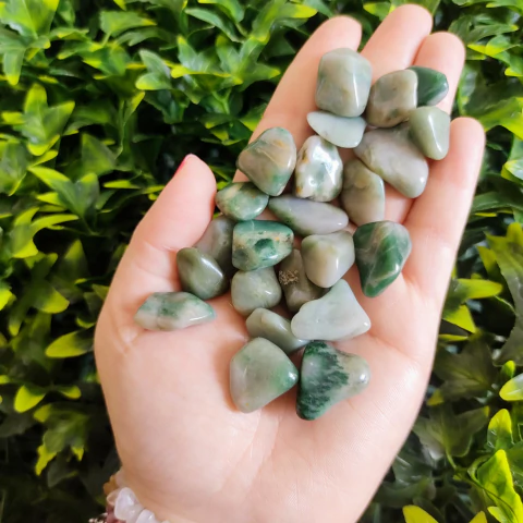 Jade - boa sorte - pedra rolada