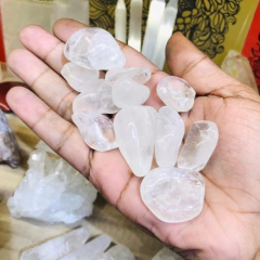 Quartzo Branco - pedra rolada - Expansão e Clareza - comprar online