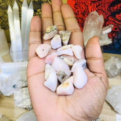 Opala Rosa - pedra rolada - Autocuidado - comprar online