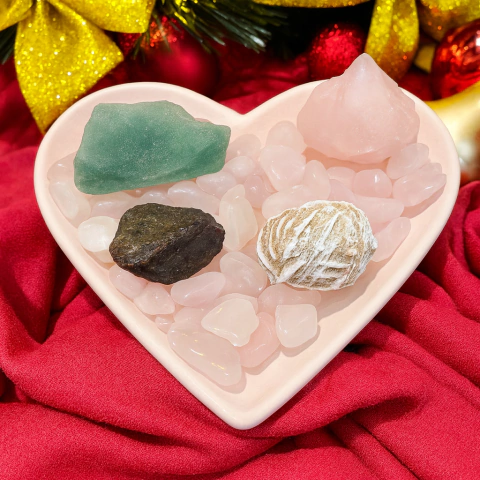 Kit Manifestação do Amor - Cristais + Suporte - comprar online