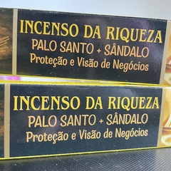 Incenso de Palo Santo + Sândalo- Riqueza, Protecão e Visão de Negócios - comprar online