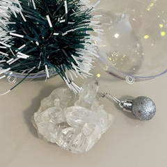Bola com Cristal - Enfeite de Natal - comprar online