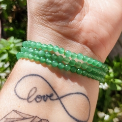 Pulseira de Quartzo Verde - Esfera - comprar online
