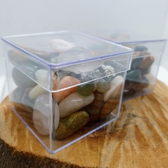 Caixa de Cristais Sortidos 150g - Ametysta - Loja de Cristais e Produtos de Bem Estar, Holísticos e Místicos