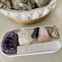Kit Iniciantes - Cristais para Prosperidade, Proteção, Amor e Boas Vibrações! - loja online