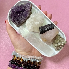 Kit Iniciantes - Cristais para Prosperidade, Proteção, Amor e Boas Vibrações! - comprar online