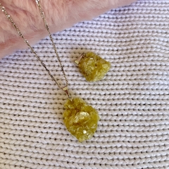 Pingente de Mica Estrela - Crescimento pessoal - Ametysta - Loja de Cristais e Produtos de Bem Estar, Holísticos e Místicos