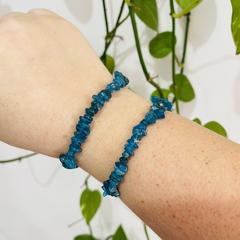 Pulseira de Apatita - Ametysta - Loja de Cristais e Produtos de Bem Estar, Holísticos e Místicos