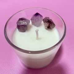 Magya - Vela Aromática Vanilla + Ametista - comprar online