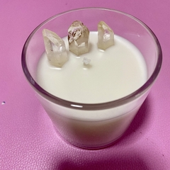 Astro - Vela Aromática Âmbar + Quartzo Branco - loja online