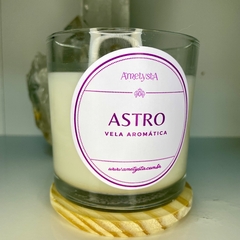 Astro - Vela Aromática Âmbar + Quartzo Branco na internet