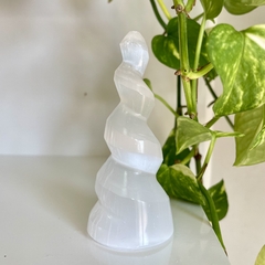 Espiral Ponta de Selenita - Limpeza Energética - comprar online