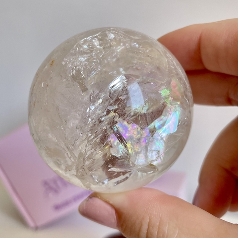 Esfera de Quartzo Branco - Bola de Cristal - comprar online