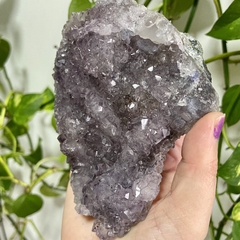 Drusa de Ametista - Espiritualidade e Sabedoria - peça única - 528g - loja online