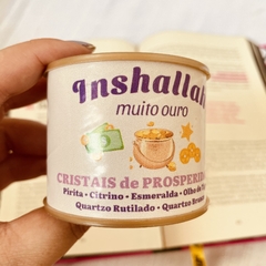 Kit Prosperidade - Inshallah muito Ouro - Ametysta - Loja de Cristais e Produtos de Bem Estar, Holísticos e Místicos