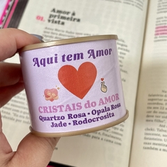 Kit Cristais do Amor - Aqui tem Amor - Ametysta - Loja de Cristais e Produtos de Bem Estar, Holísticos e Místicos