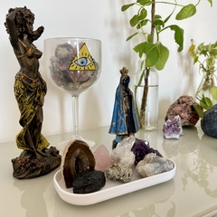 Kit Harmonia Celestial - Cristais para sua casa - Ametysta - Loja de Cristais e Produtos de Bem Estar, Holísticos e Místicos