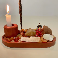 Iansã Altar - Coragem, Movimento e Transformação - Ametysta - Loja de Cristais 