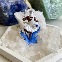 Oxaguian Altar - Cristais + Imagem + Suporte - Ametysta - Loja de Cristais 