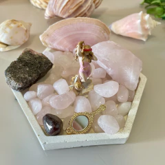 Afrodite Altar - Cristais + Imagem + Suporte - loja online