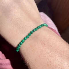 Pulseira de Malaquita - Saúde e Poder Pessoal - Esfera - comprar online