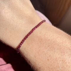 Pulseira de Granada - poder pessoal - Esfera - loja online