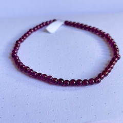 Pulseira de Granada - poder pessoal - Esfera - Ametysta - Loja de Cristais e Produtos de Bem Estar, Holísticos e Místicos
