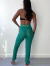 Calça Vazada Slim | Verde - comprar online