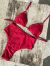 Biquíni Top Cortinhinha com Bojo e Aviamento Calcinha Hotpant México | Cereja - comprar online