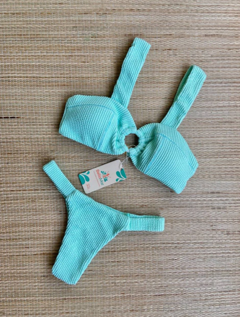 Biquíni Tecido Anarruga Com Argola Frontal e Calcinha Fio Com Elastico Lateral Melina | Tifanny na internet