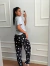 - Pijama Feminino Camisa Baby Look e Calça Solta Leve Est Ursinho | Cinza na internet