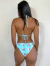 Maiô Ripple Com Amarração Nas Costas Baby Flower | Azul Floral - comprar online